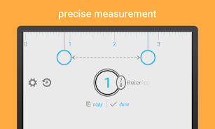 Ruler App: Measure centimeters Zrzut ekranu 1