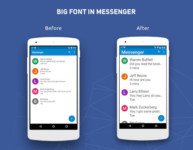 Big Font - Change Font Size & Text Size Capture d'écran 2