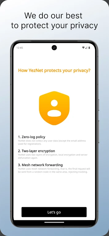 YezNet - Next generation VPN Tangkapan skrin 2