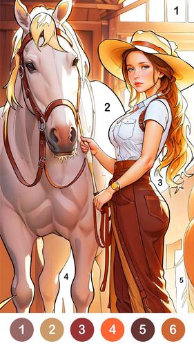 Farm Country Color By Number スクリーンショット 3