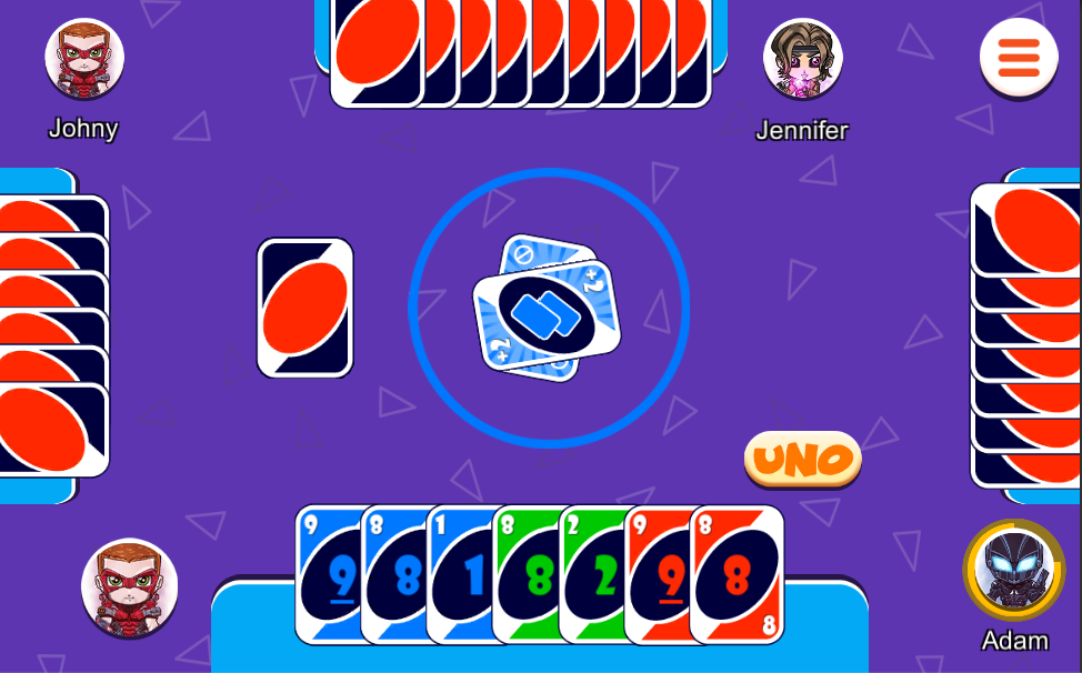 Uno Heroes Card स्क्रीनशॉट 3