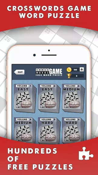 Crosswords Puzzle - Word Game Capture d'écran 1