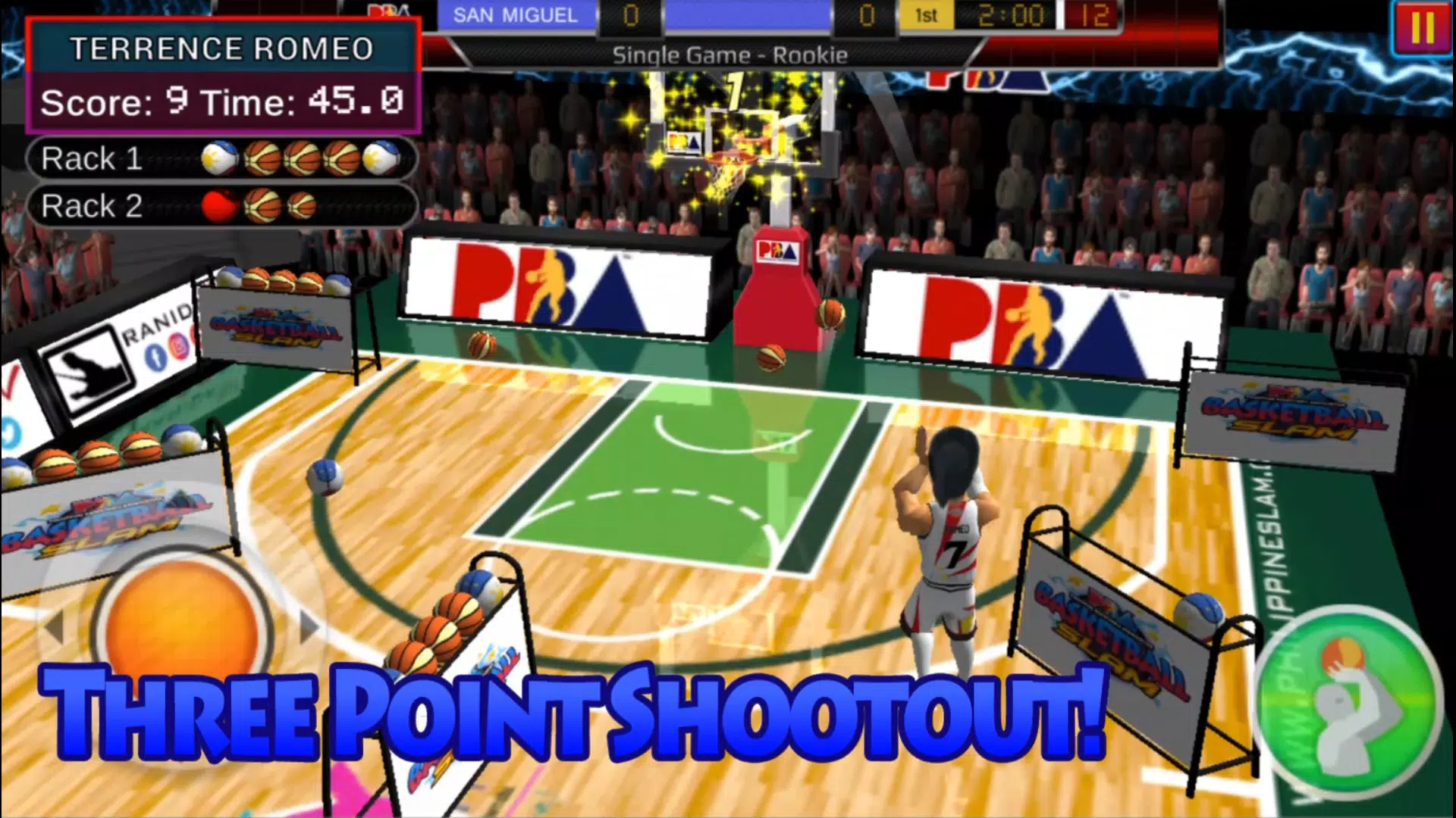 Basketball Slam! Captura de pantalla 2