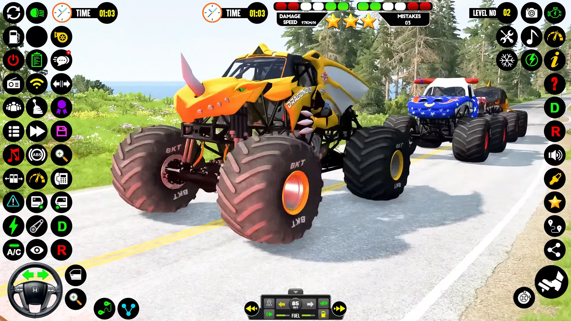 Monster Truck Racing: Truck 3D Zrzut ekranu 3