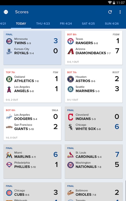 CBS Sports App: Scores & News スクリーンショット 0