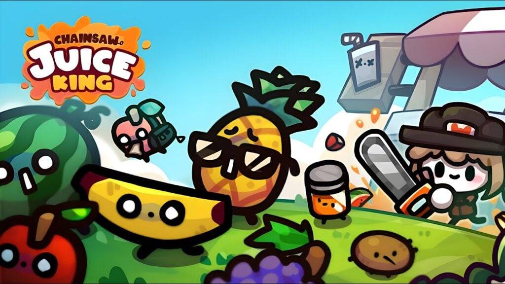 Leerlaufsaft -Shop -Simulator -Kettensägen -Juice King ist auf Android unterwegs