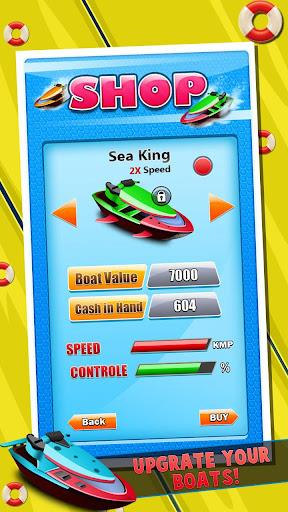 Crazy Boat Racing Tangkapan skrin 2