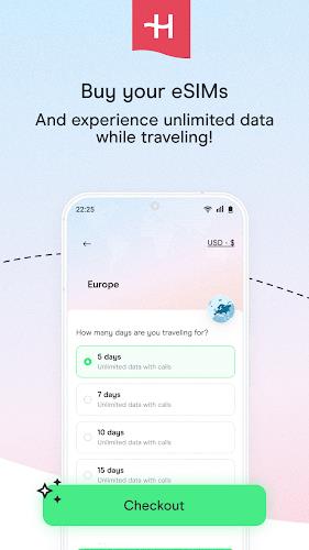 Holafly: International eSIM Скриншот 0