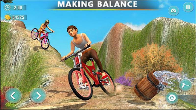 Offroad Bicycle Bmx Stunt Game Tangkapan skrin 2