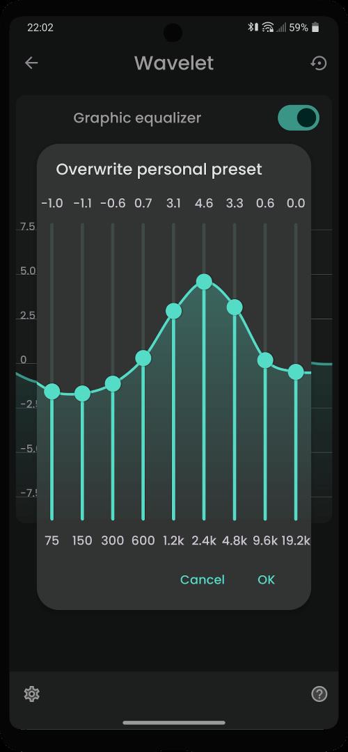 Wavelet: headphone specific EQ 스크린샷 2