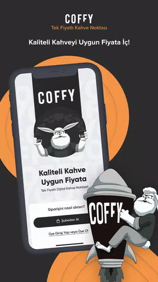 Coffy - Kahve Siparişi Ảnh chụp màn hình 0