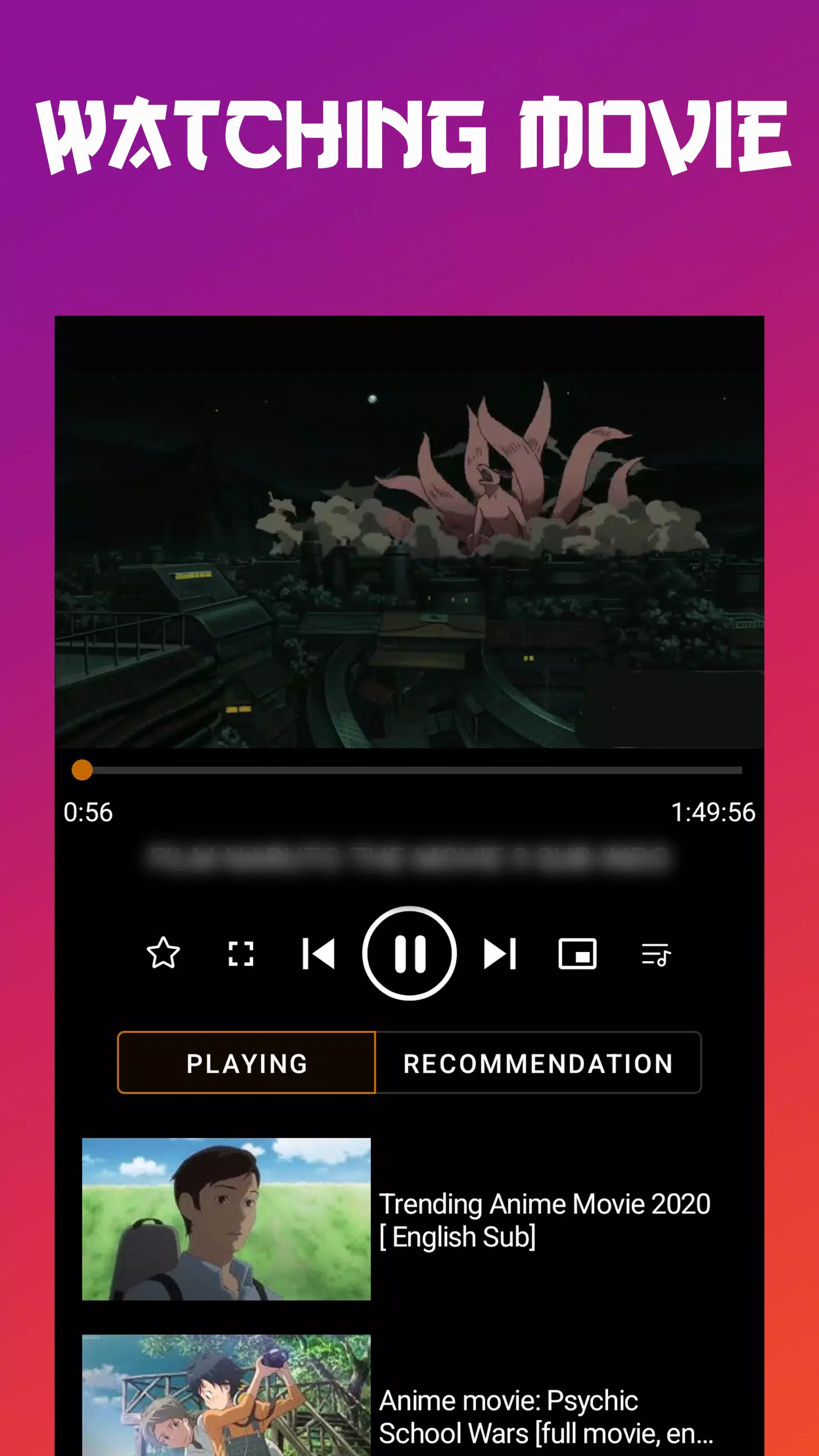 Anime tv - Anime Watching App Ảnh chụp màn hình 1