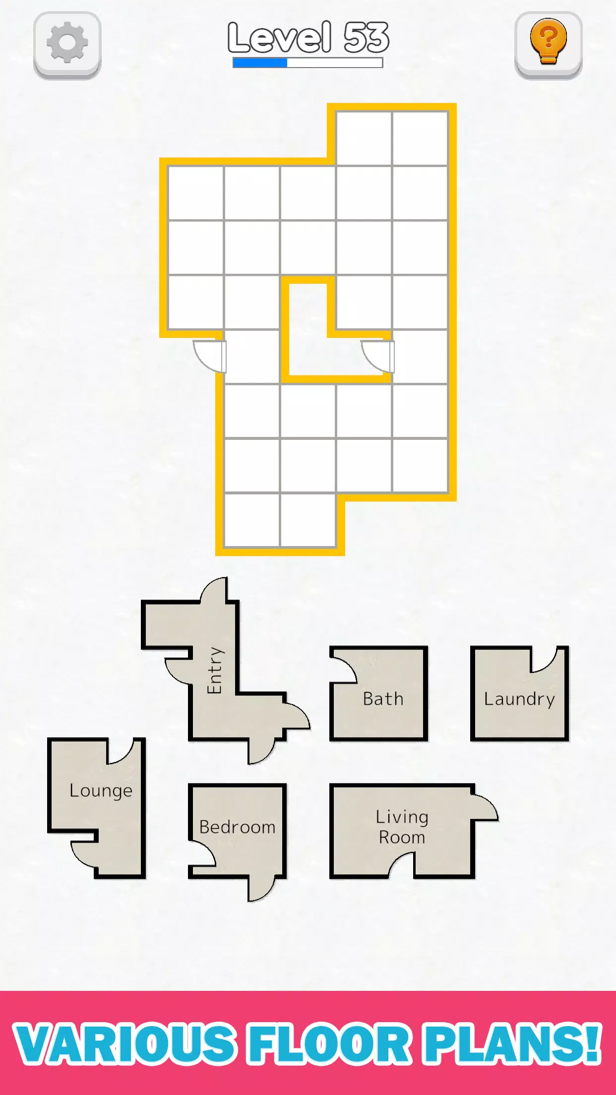 Room Sort - Floor Plan Game Schermafbeelding 2