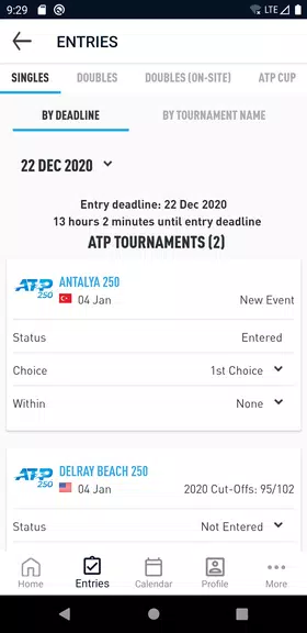 ATP PlayerZone ภาพหน้าจอ 2