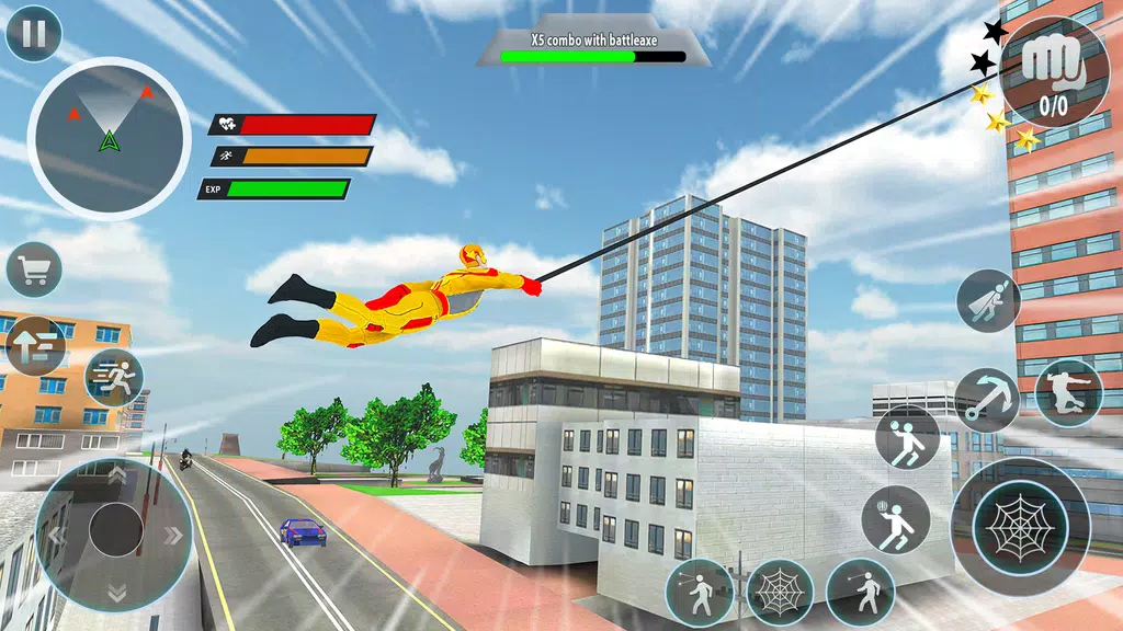 Police Robot Rope Hero Game 3d Capture d'écran 2