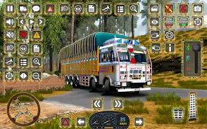 Indian Truck Offroad Cargo 3D Ekran Görüntüsü 2