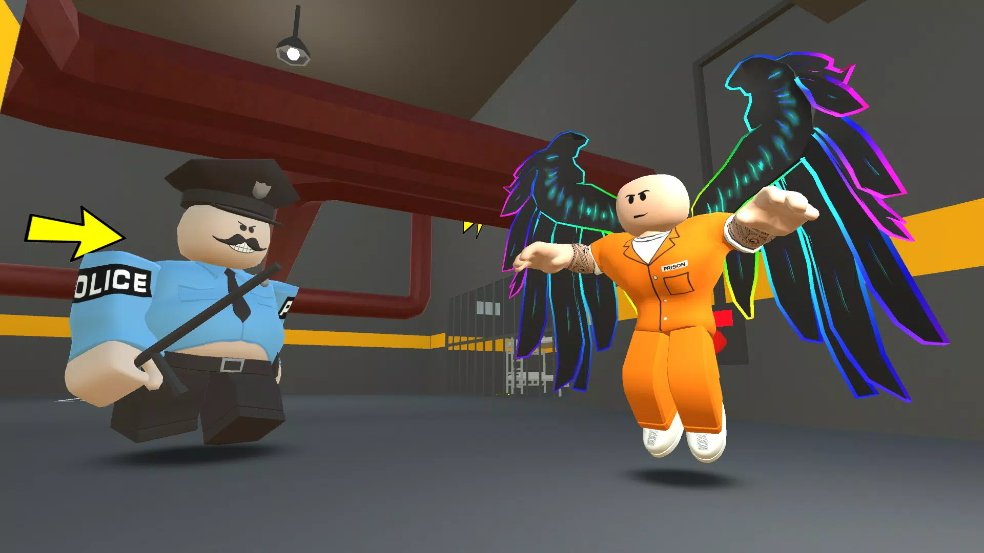 Obby Prison Escape from Barry Zrzut ekranu 0