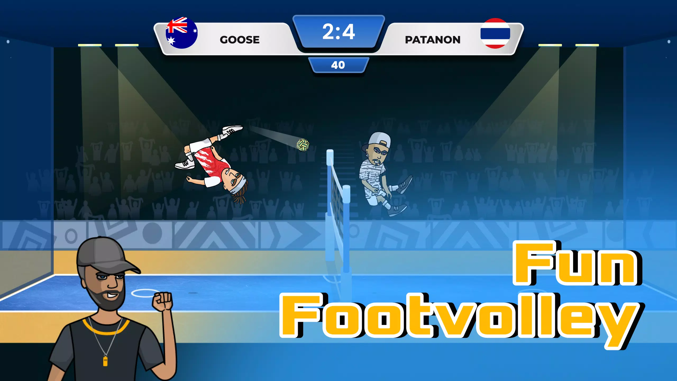 Soccer Spike - Kick Volleyball Captura de tela 0