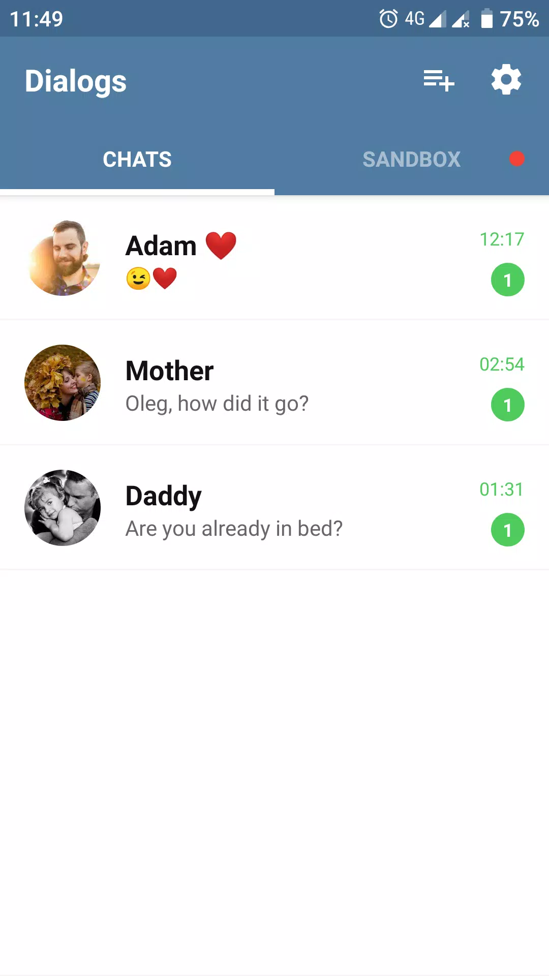 Fake Chat Story Messenger Captura de pantalla 0