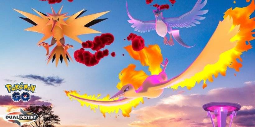 Pokémon Go는 전설적인 비행 이벤트에서 Articuno, Zapdos 및 Moltres의 Dynamax 버전을 가져오고 있습니다.