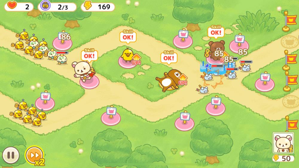 Korilakkuma Tower Defense ภาพหน้าจอ 3