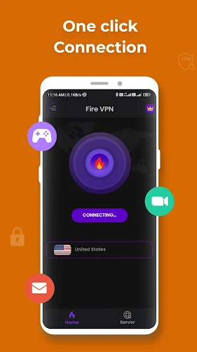 Fire VPN - Vpn Proxy Browser Ảnh chụp màn hình 0