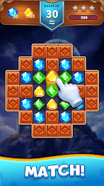 Jewels Adventure Match Blast ภาพหน้าจอ 1