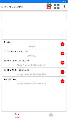 M4A to Mp3 Converter - M4b to Tangkapan skrin 1