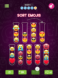 Emoji Sort: Sorting Games ဖန်သားပြင်ဓာတ်ပုံ 0