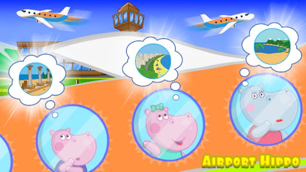 Hippo: Airport adventure Ekran Görüntüsü 3