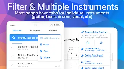 Songsterr Guitar Tabs & Chords Captura de pantalla 3