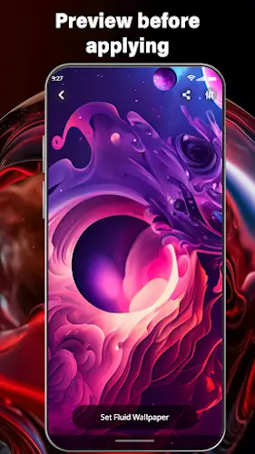 Magic Fluids: Fluid Wallpaper Ekran Görüntüsü 3