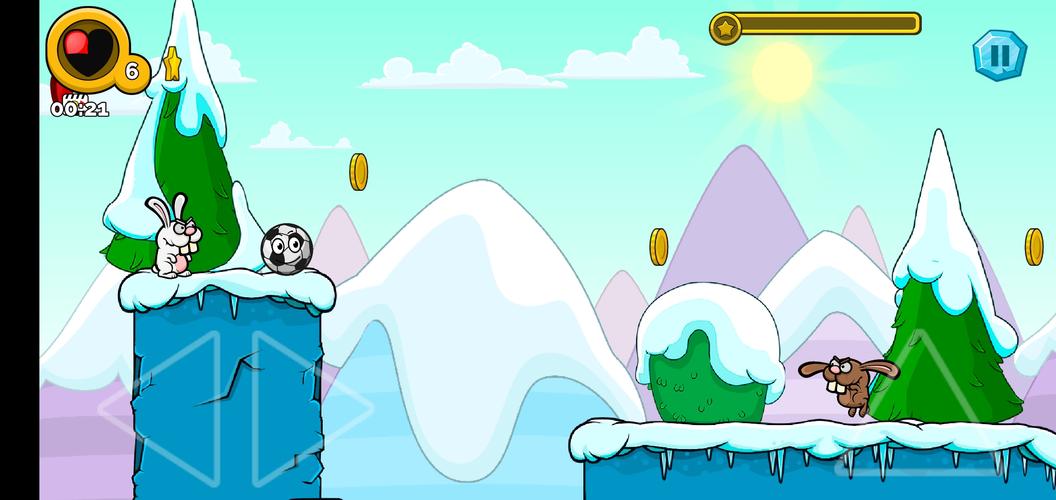 Runner ball 3: winter game スクリーンショット 1