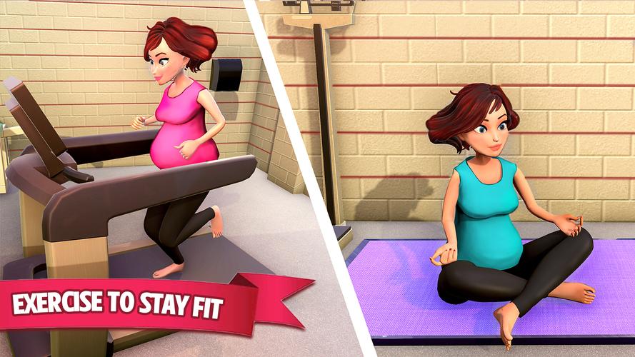 Pregnant Mom Simulator 3d Captura de pantalla 3