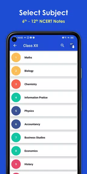 Class 12 to 6 Notes Captura de tela 2