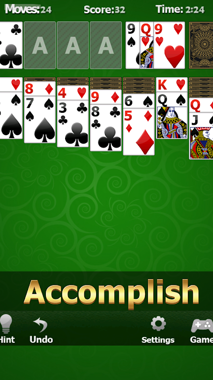 Solitaire Free Cell スクリーンショット 1