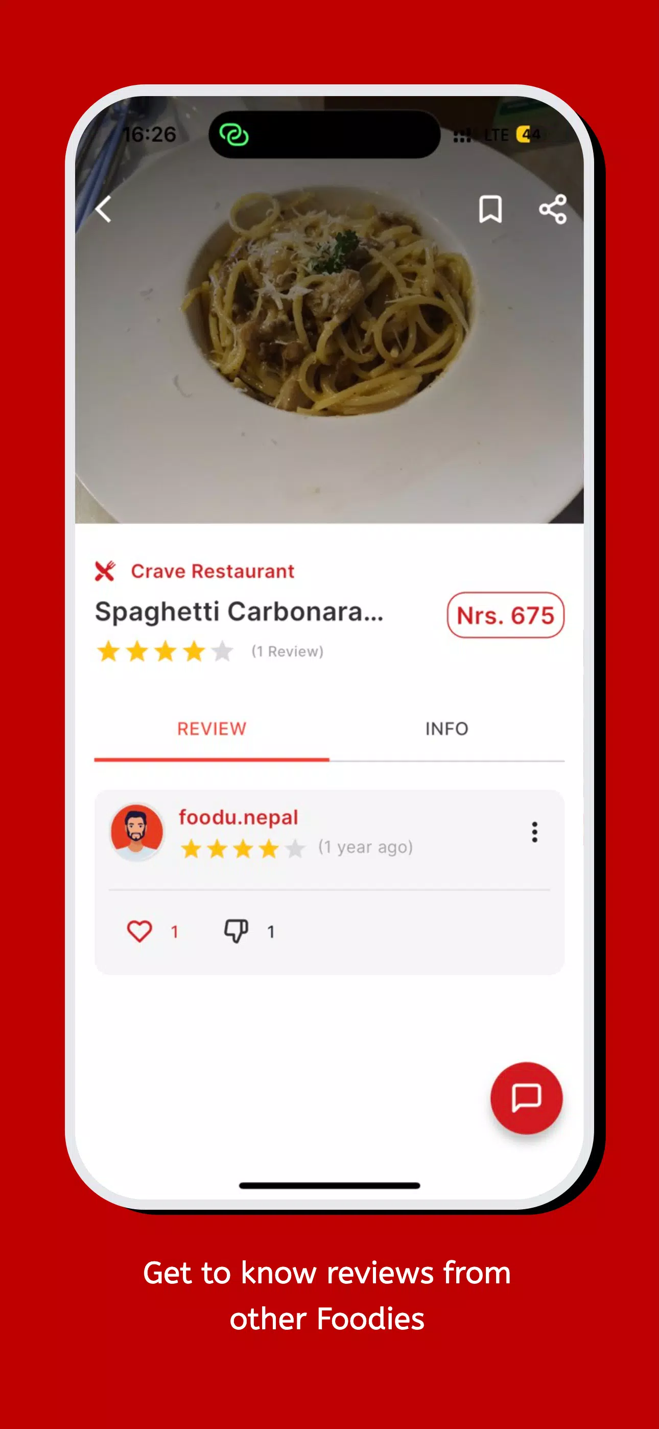 Foodieho Ảnh chụp màn hình 2