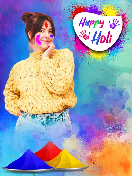 Happy Holi Video Maker應用截圖第2張