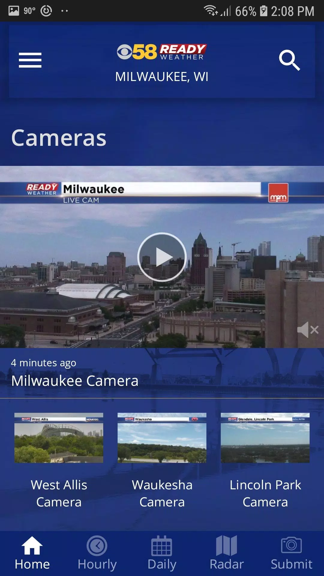 CBS 58 Ready Weather ภาพหน้าจอ 1