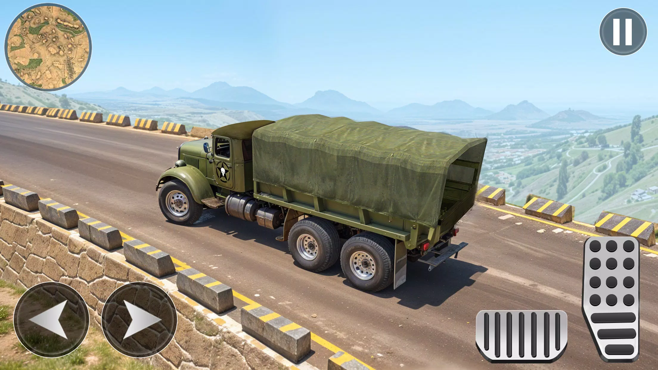 Army Cargo Truck Driving Games Captura de pantalla 2