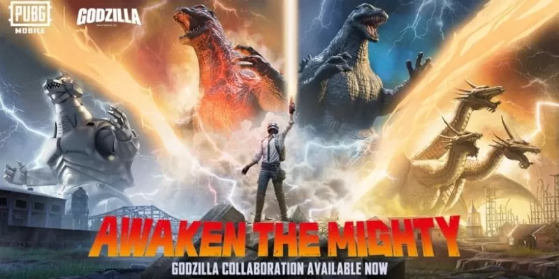 „Godzilla dołącza do PUBG Mobile we współpracy Monster”