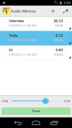 Audio Memos Free應用截圖第1張