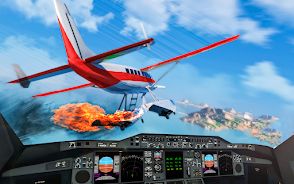 Aero Flight Landing Simulator Ảnh chụp màn hình 2