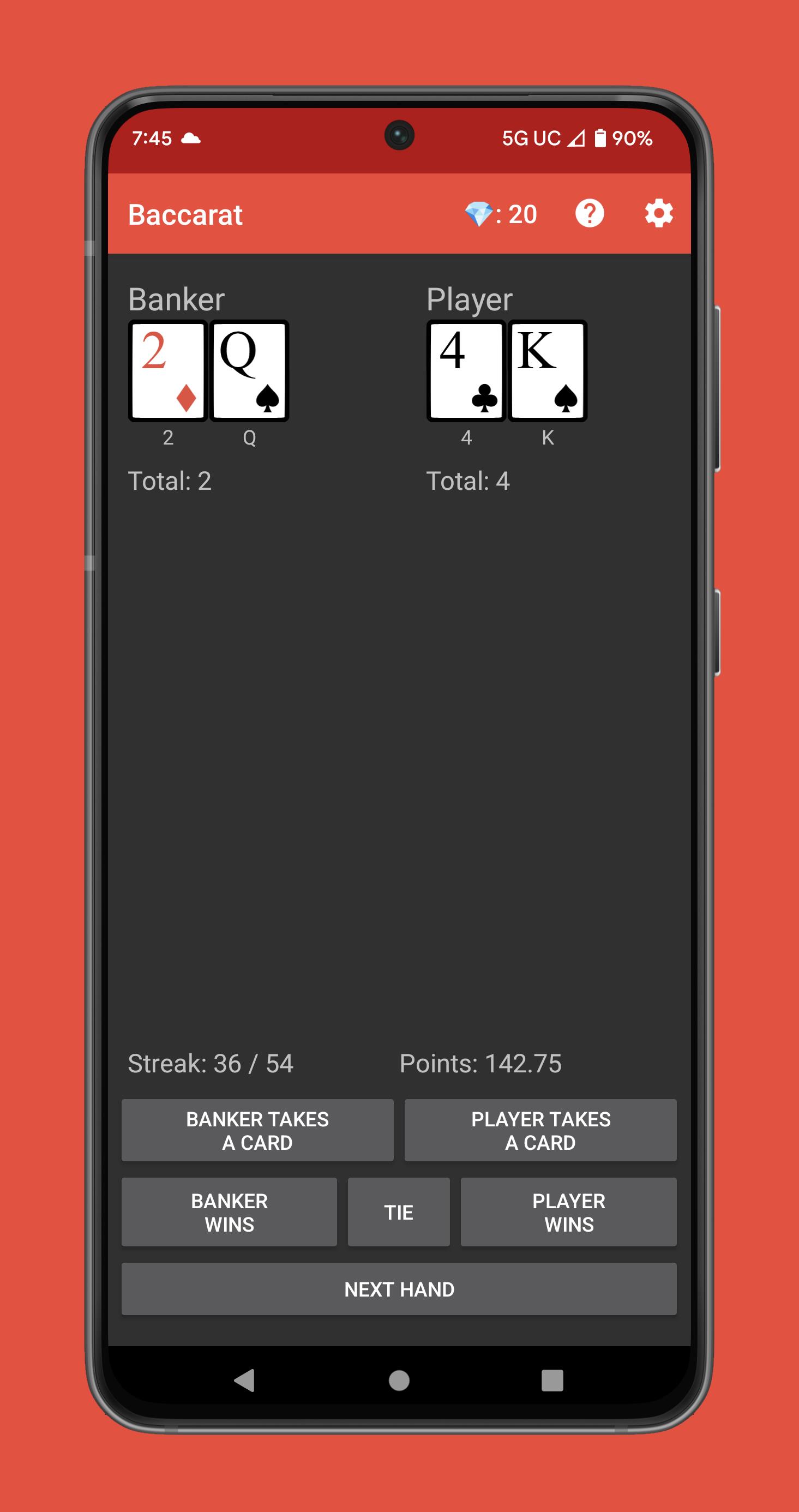 Learn Baccarat Скриншот 0