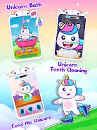 Baby Unicorn Phone For Kids Schermafbeelding 3