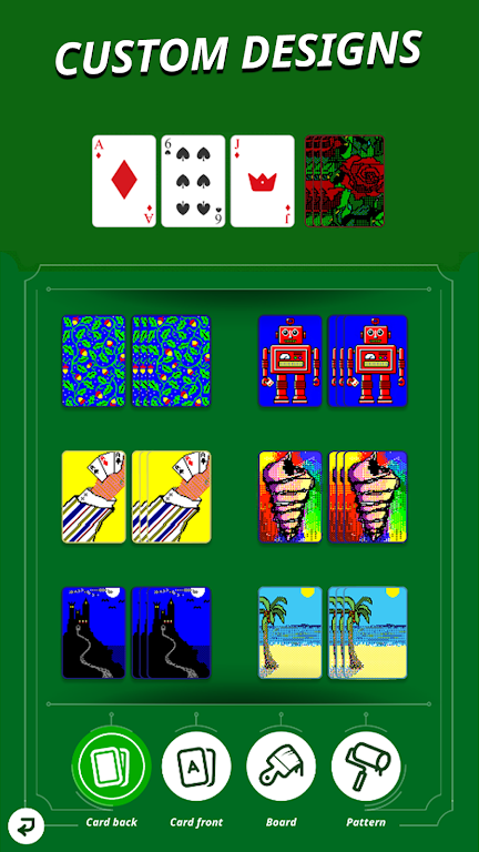 Solitaire - 3 in 1 Card games Screenshot 2