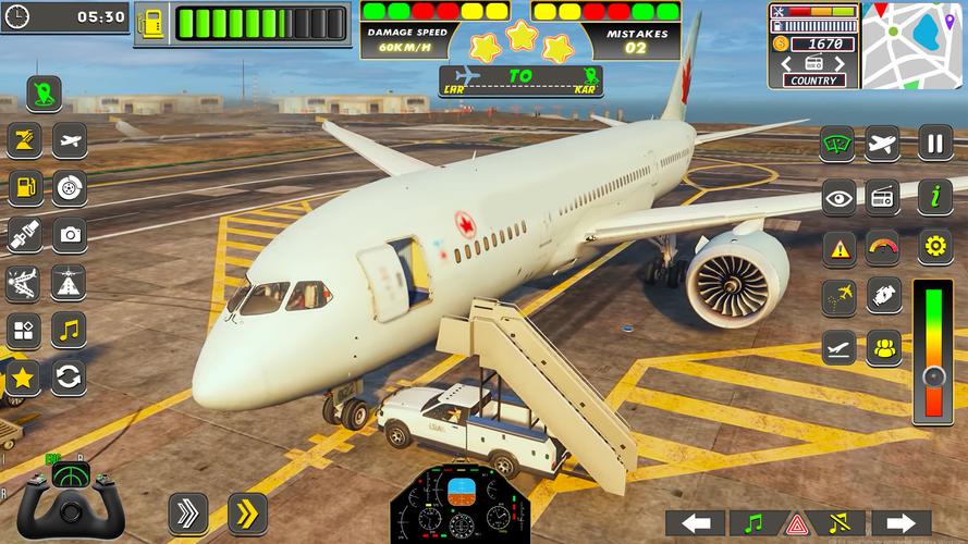 Real Flight Sim Airplane Games Скриншот 2