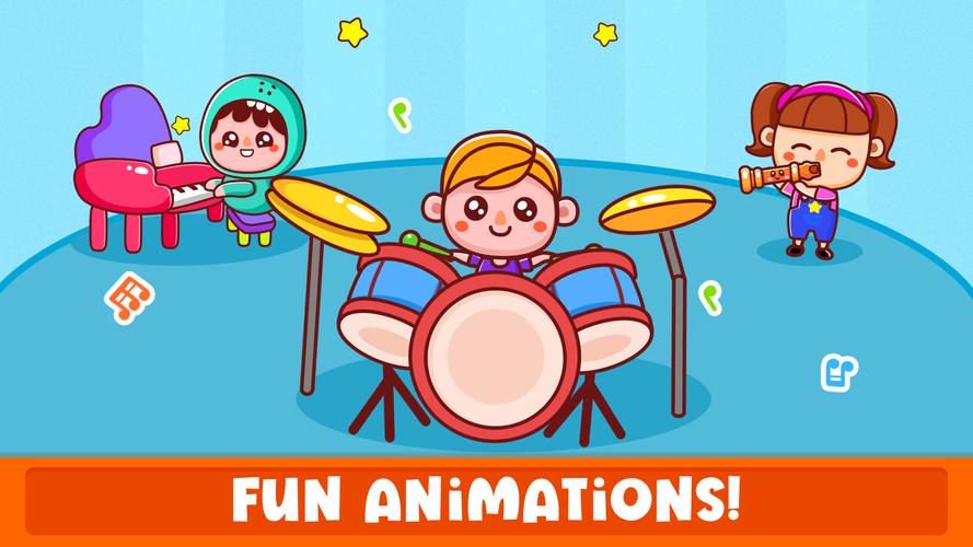 Piano Kids Toddler Music Games Скриншот 2