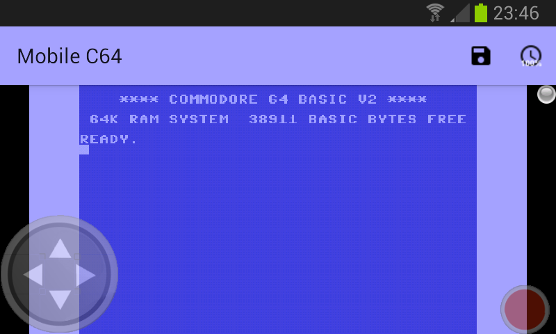 Mobile C64 (Lite) Screenshot 0