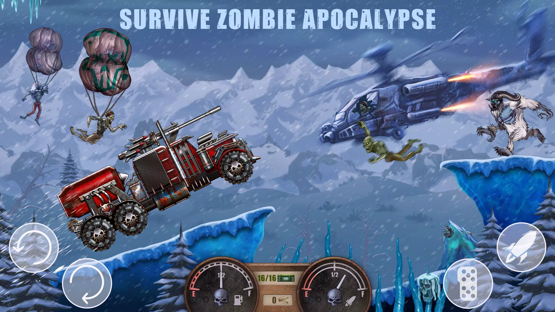 Zombie Hill Racing Captura de pantalla 1